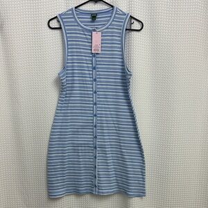 Wild Fable Blue and White Striped Dress